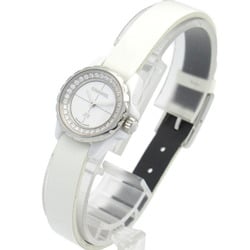 CHANEL J12 XS Diamond Bezel Watch, Ceramic, Enamel, Women's, White, H4664