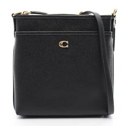 Coach COACH Kit Crossbody Shoulder Bag Leather Women's Black CC526B4