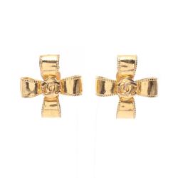 CHANEL Coco Mark Earrings GP (Gold Plated) Women's Gold