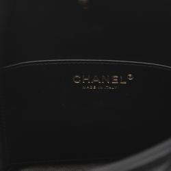 CHANEL Matelasse Shoulder Bag, Lambskin, Women's, Black, AS3762