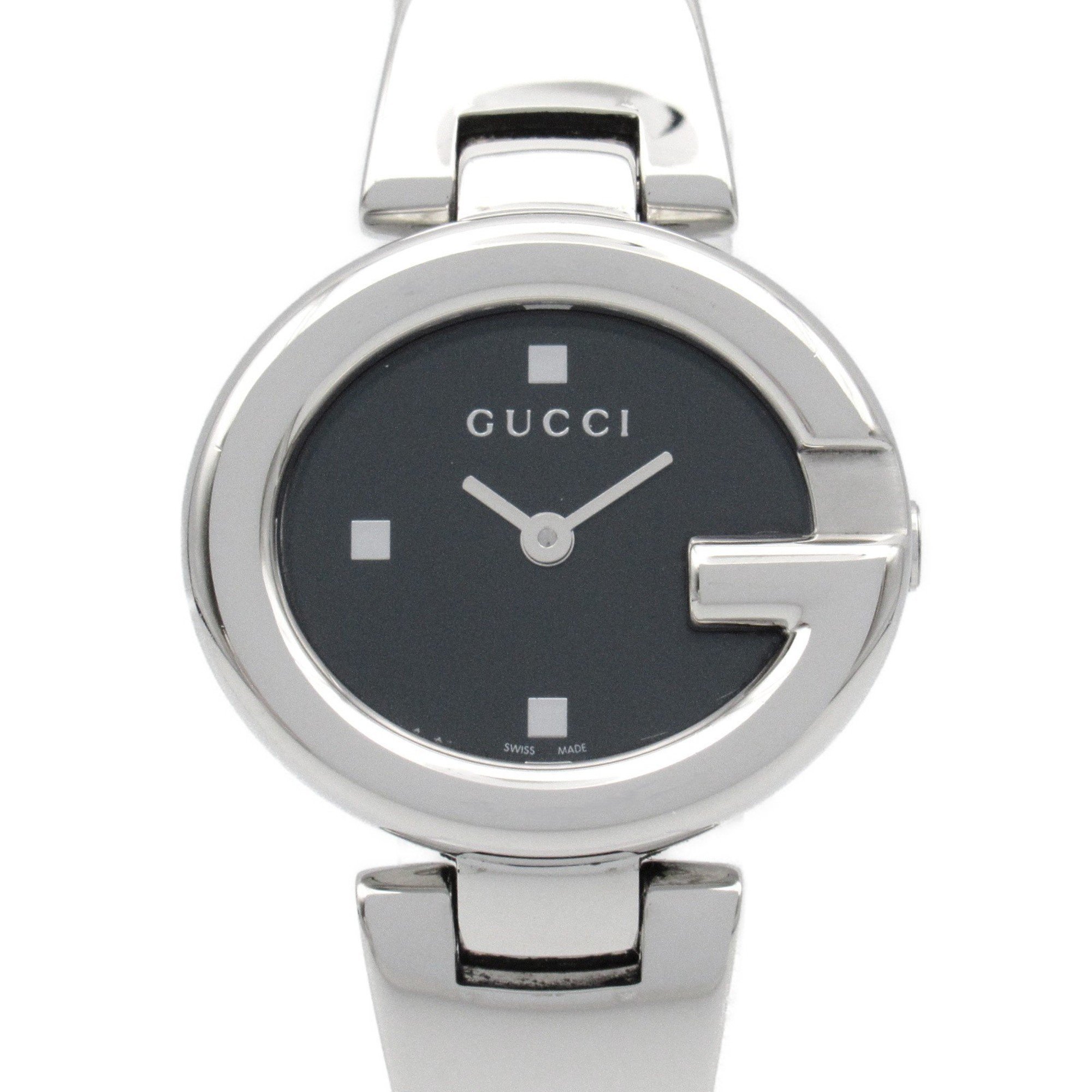 GUCCI Watch Stainless Steel Ladies Black 134.5