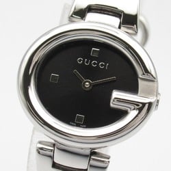 GUCCI Watch Stainless Steel Ladies Black 134.5