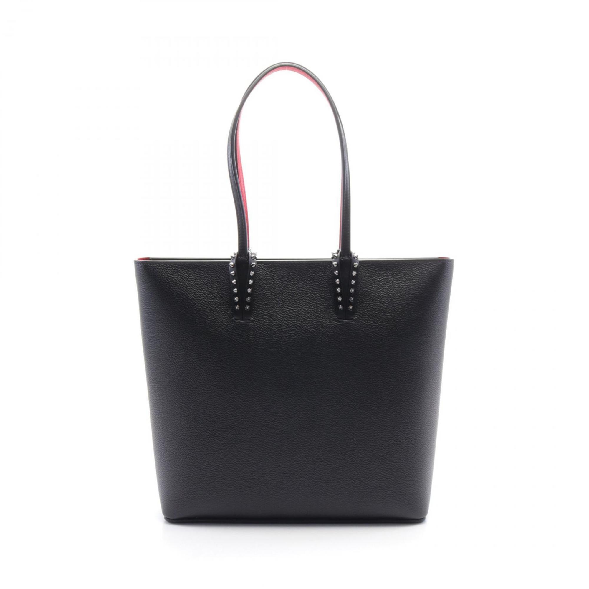 Christian Louboutin CABATA Tote Bag Leather Women's Black 3245086BK01