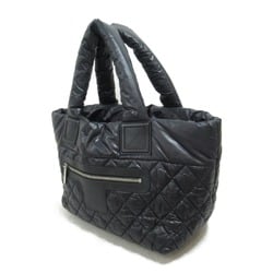 CHANEL Coco Cocoon Tote Bag PM Nylon Women's Black 8610