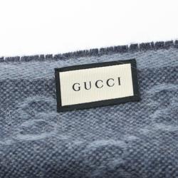 Gucci GUCCI Scarf Clothing Wool Men's Blue Navy Red 5706033GB184068