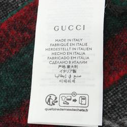 Gucci GUCCI Scarf Clothing Wool Men's Black Grey Multicolor 5706033G2001466