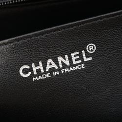 CHANEL Deca Matelasse 30 Single Flap Shoulder Bag Caviar Skin (Grained Calf) Women's Black A04412