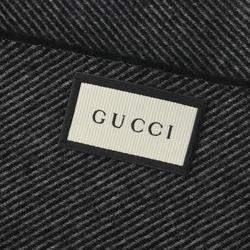 GUCCI Scarf Clothing Wool Men's Black Grey 3875744G2001361