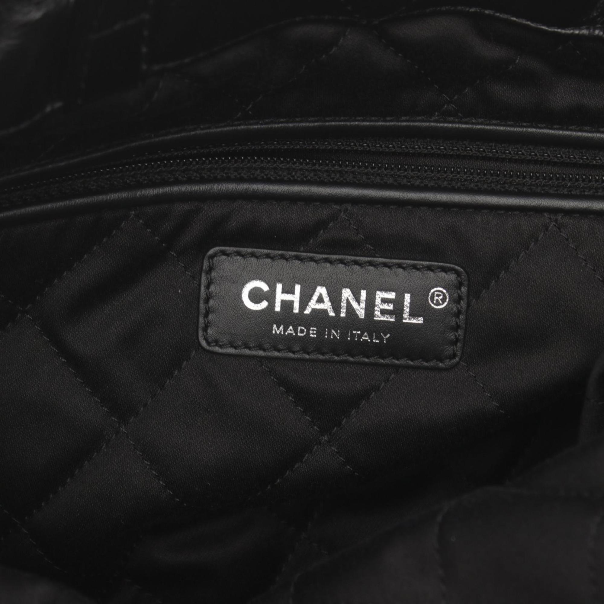 CHANEL Chanel 22 Large Rucksack Backpack Bag Leather Women's Black AS3313