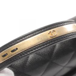 CHANEL Matelasse Shoulder Bag Caviar Skin (Grained Calf) Women's Black