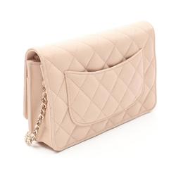 CHANEL Matelasse Shoulder Bag, Caviar Skin (Grained Calf), Women's, Pink