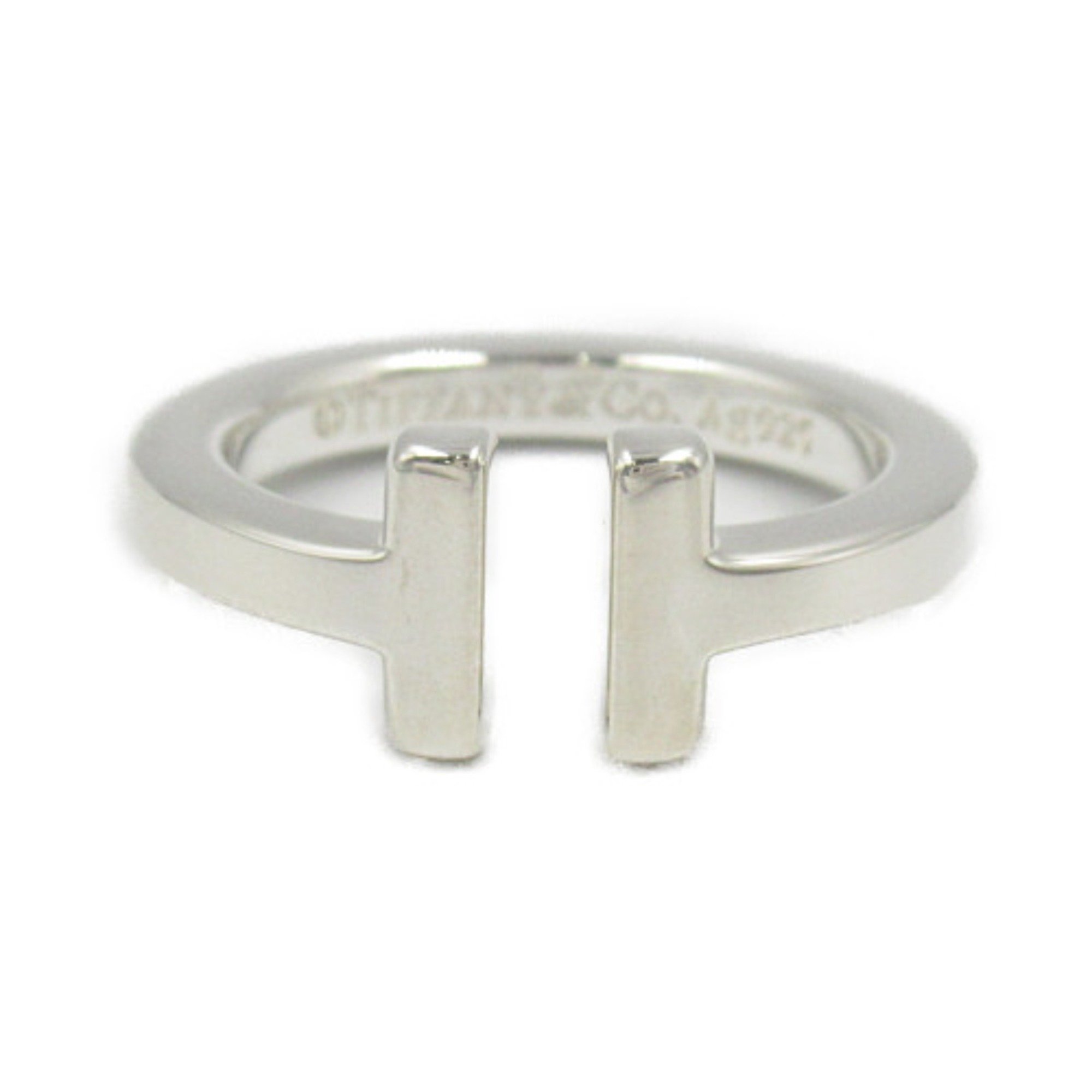 Tiffany & Co. T Square Ring, 925 Silver, Women's, Silver