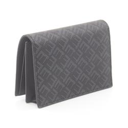 Dunhill Signature Business Card Holder/Card Case Coated Canvas Men's Black 21R2470LT001R