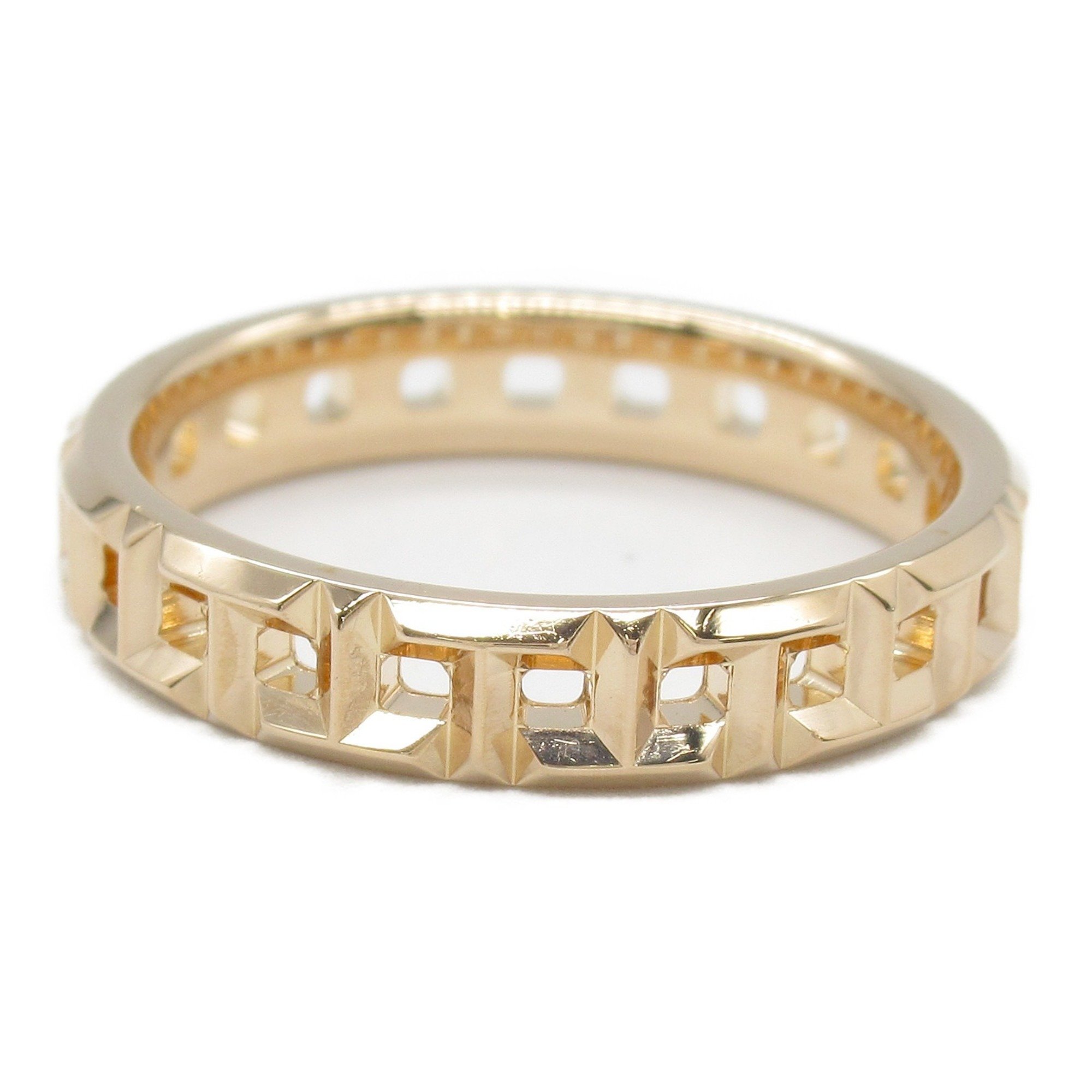 Tiffany & Co. T True Narrow Ring, K18PG (pink gold), ladies' gold