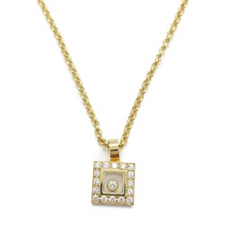 Chopard Happy Diamond Necklace K18 (yellow gold) Ladies Clear