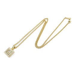 Chopard Happy Diamond Necklace K18 (yellow gold) Ladies Clear