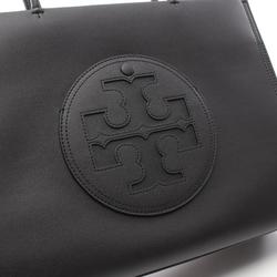 Tory Burch ELLA Tote Bag Leather Women's Black 145612001