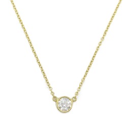 Tiffany & Co. By the Yard Necklace, K18 (yellow gold), diamond, ladies, clear