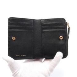 Tory Burch KIRA Bi-fold Wallet Leather Women's Black 153121001