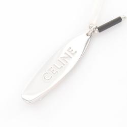 CELINE Monochrome Surf Necklace Stainless Steel Men's Silver Black White 460ZS6BBR38SW