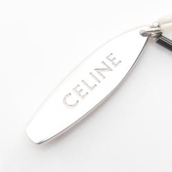 CELINE Monochrome Surf Necklace Stainless Steel Men's Silver Black White 460ZS6BBR38SW