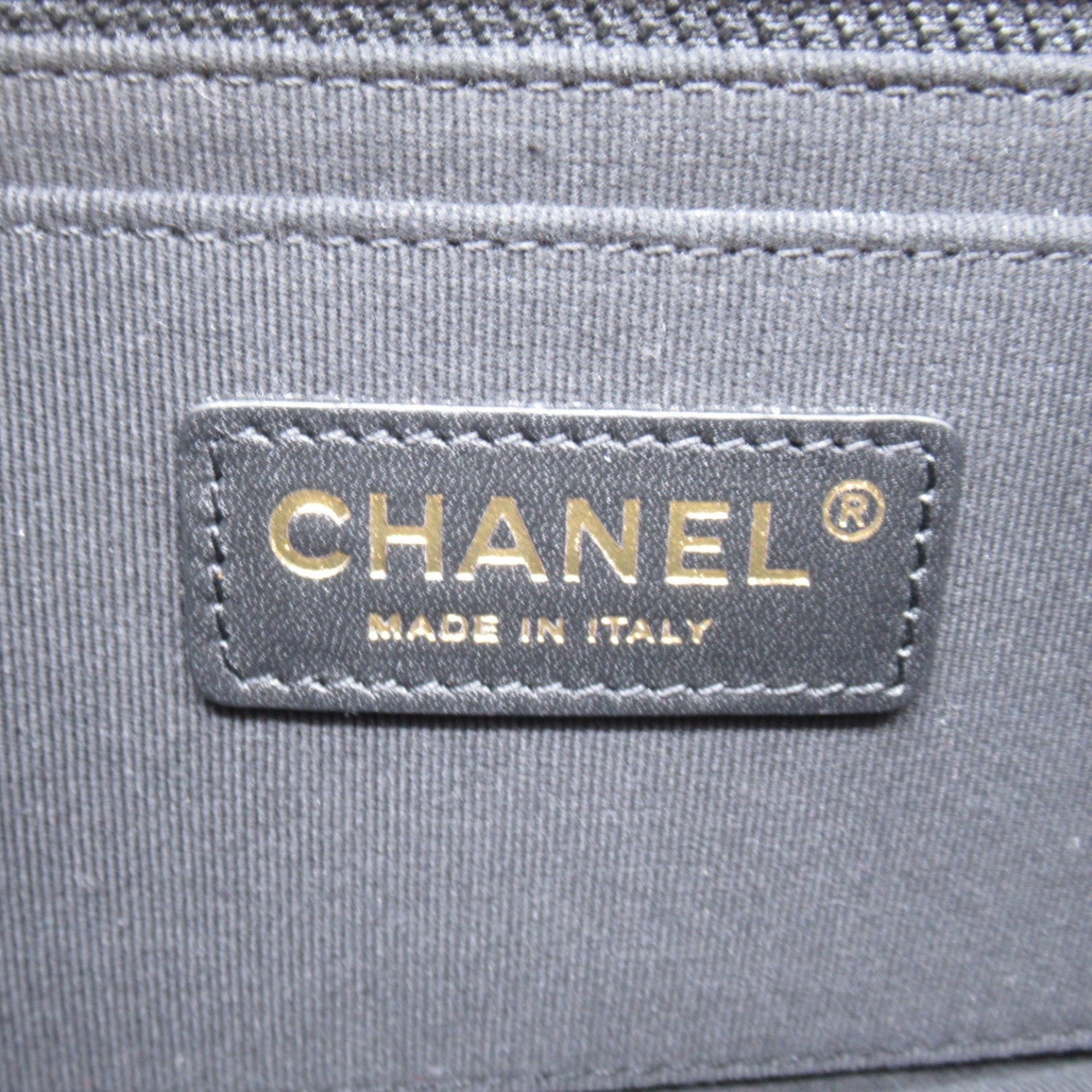 Chanel CHANEL Chain Shoulder Bag Denim Women's Black AS4051