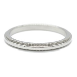 Tiffany & Co. Milgrain Ring, Pt950 Platinum, Men's, Women's, Silver