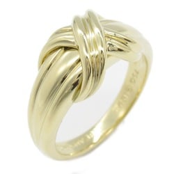 Tiffany & Co. Signature Cross Ring, 18K Yellow Gold, Women's, Gold