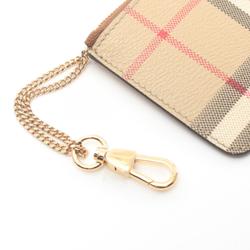 Burberry Check Wallet/Coin Case Wallet Coated Canvas Women's Beige Multicolor 8094428