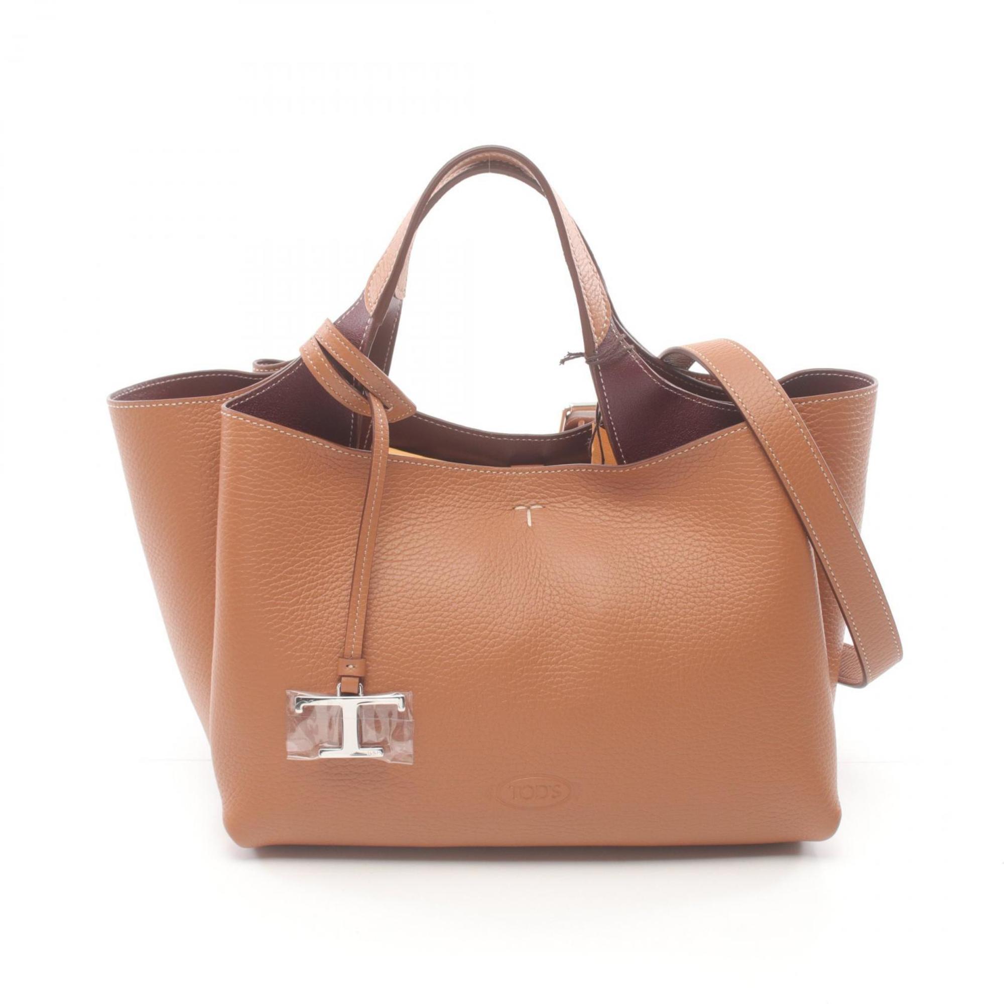 Tod's Tote Bag Leather Women's Brown XBWAPAFL100QRI9P13