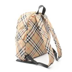 Burberry backpack, backpack bag, canvas, men's, women's, beige, multicolor, 8091312