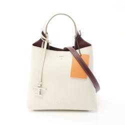 Tod's Handbag Bag Leather Women's White XBWAPAA9100QNK9P09