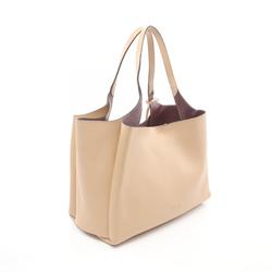 Tod's Timeless Tote Bag, Leather, Women's, Beige