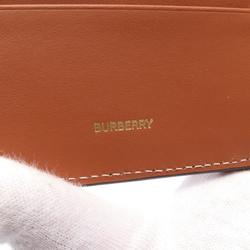 Burberry Archive Check Business Card Holder/Card Case Coated Canvas Women's Beige Black Multicolor 8073975