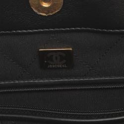 CHANEL Matelasse Tote Bag Leather Women's Black AS4488