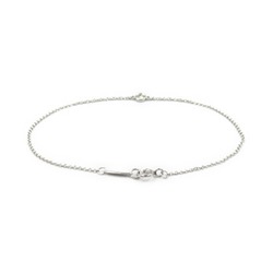 Tiffany & Co. By the Yard Bracelet, Pt950 Platinum, Diamond, Women's, Clear