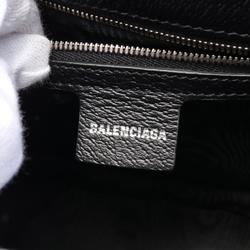 BALENCIAGA x GUCCI The Hacker Project Shoulder Bag Canvas Leather Women's Gray Black 680121