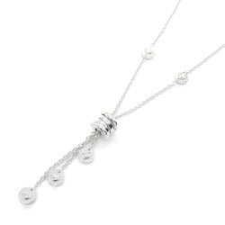 BVLGARI B-zero1 B-zero One Element Necklace K18WG (White Gold) Diamond Ladies Clear