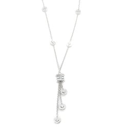 BVLGARI B-zero1 B-zero One Element Necklace K18WG (White Gold) Diamond Ladies Clear