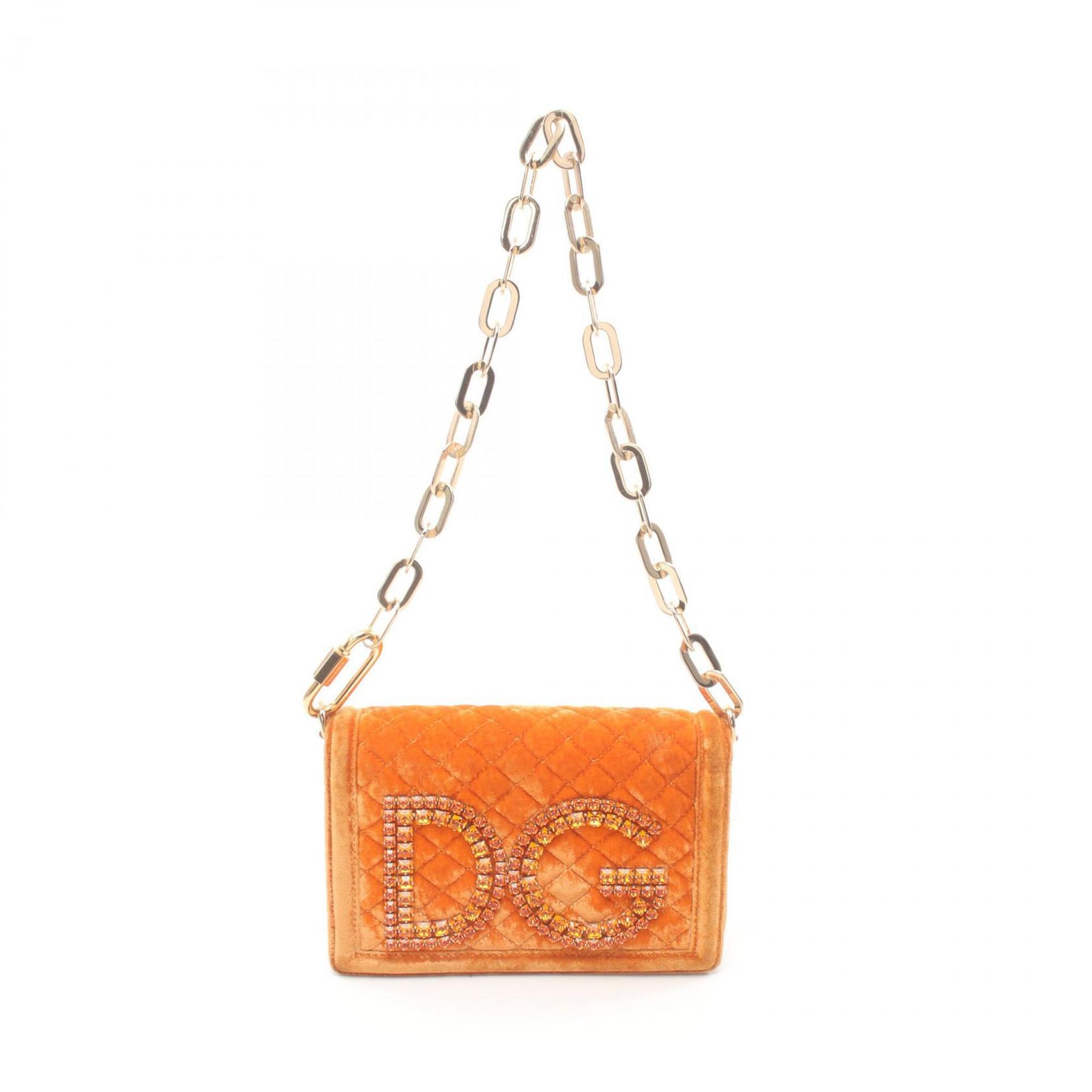 Dolce & Gabbana Shoulder Bag, Fabric, Women's, Orange