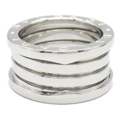 BVLGARI B-zero1 Ring, K18WG (White Gold), Men's, Women's, Silver