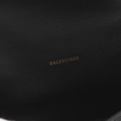 BALENCIAGA HOURGLASS XS Handbag Bag Leather Women's Black 5928331LRGM1000