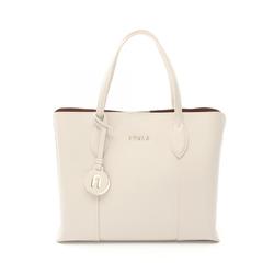 Furla VITTORIA M Tote Bag, Leather, Women's, Ivory