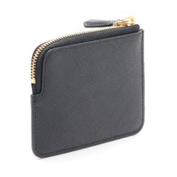 PRADA Wallet/Coin Case Wallet Saffiano Leather Women's Black 1MB047QHHF0002