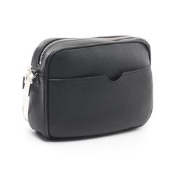 FENDI Medium Embossed Camera Case Shoulder Bag Leather Men's Black 7M0286AMACF0GXN