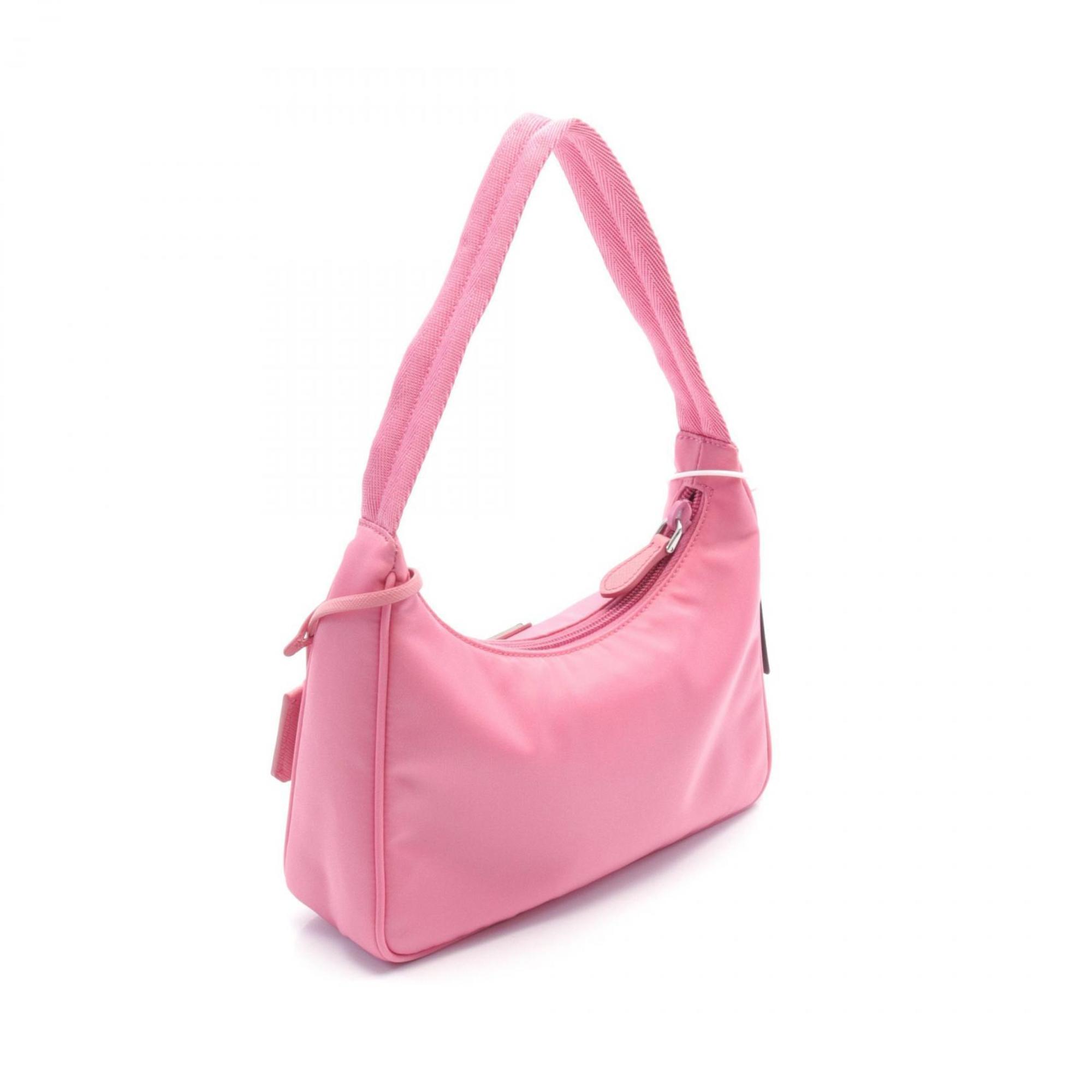 PRADA Re-Edition 2000 Bag Handbag Nylon Women's Pink 1NE515