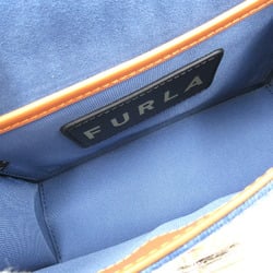 Furla Shoulder Bag Denim Leather Women's Blue WB01237BX15422676S