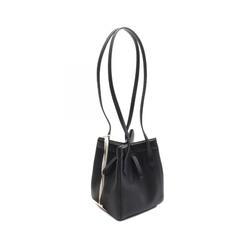 FENDI ORIGAMI MINI Shoulder Bag Leather Women's Black 8BS083APZAF0KUR