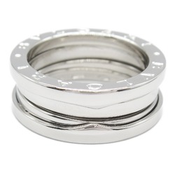 BVLGARI B-zero1 Ring, K18WG (White Gold), Men's, Women's, Silver