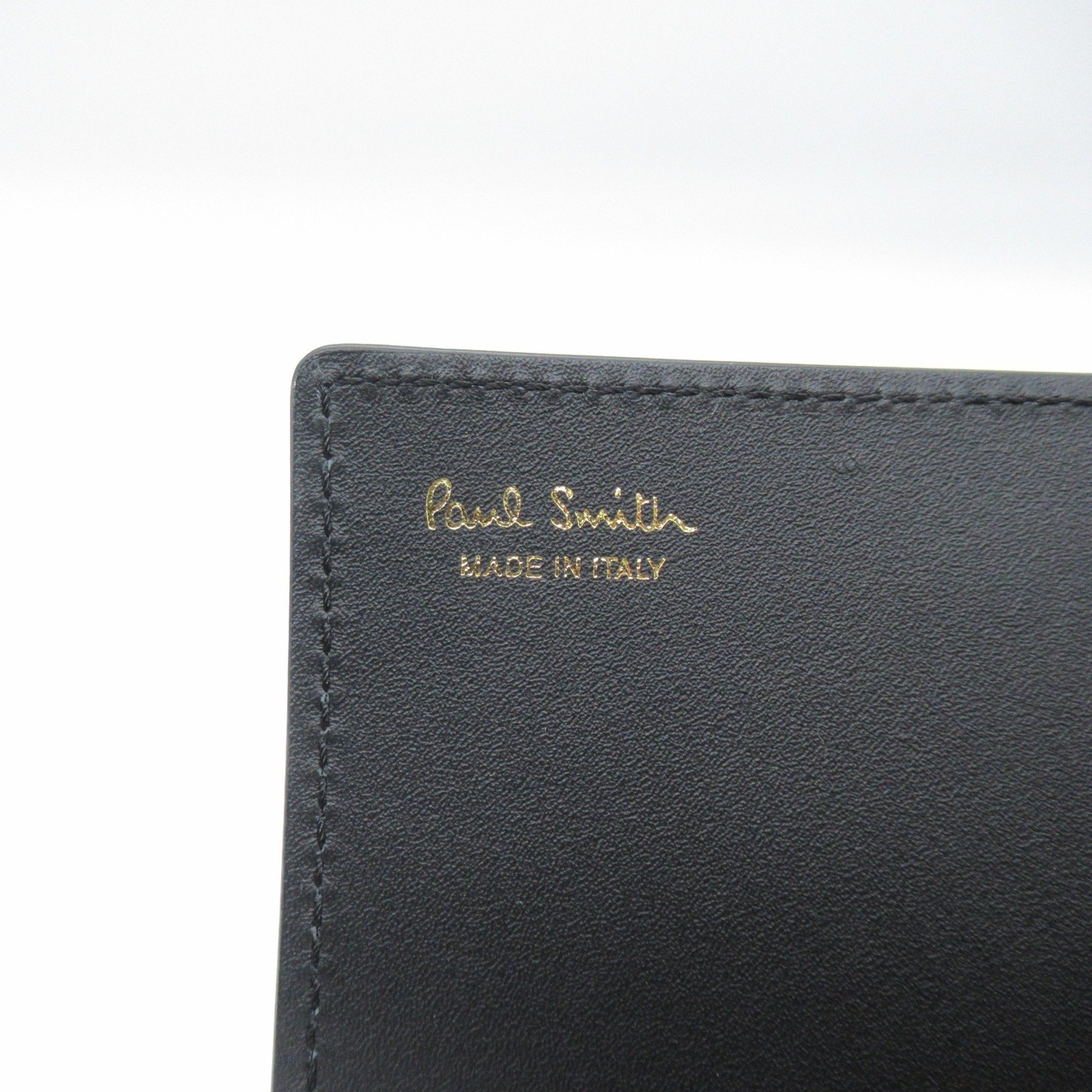 Paul Smith Bi-fold wallet Leather Men's Women's Black 507879